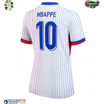 Ženski Nogometni dresi Francija Kylian Mbappe #10 Gostujoči EP 2024 Kratek Rokav